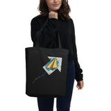 Go With The Flow | Eco-Friendly | Cotton Tote Bag | TeeandTurtle | Sustainable