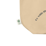 Go With The Flow | Eco-Friendly | Cotton Tote Bag | TeeandTurtle | Sustainable