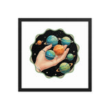 Cosmos In The Palm | Eco-Friendly | Framed Poster | TeeandTurtle | Sustainable