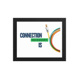 Connection | Eco-Friendly | Framed Poster | TeeandTurtle | Sustainable