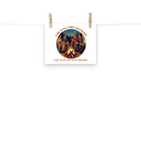 Real Friends | Eco-Friendly | Matte Paper Poster | TeeandTurtle | Sustainable