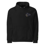 Snake Purple | Eco-Friendly | Embroidered Hoodie | TeeandTurtle | Sustainable