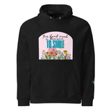 Reason To Smile | Eco-Friendly | Raglan Hoodie | TeeandTurtle | Sustainable