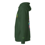 Flare Wolf | Eco-Friendly | Embroidered Hoodie | TeeandTurtle | Sustainable