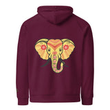 Elephant | Eco-Friendly | Embroidered Hoodie | TeeandTurtle | Sustainable