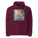 Flamingo Frame | Eco-Friendly | Raglan Hoodie | TeeandTurtle | Sustainable