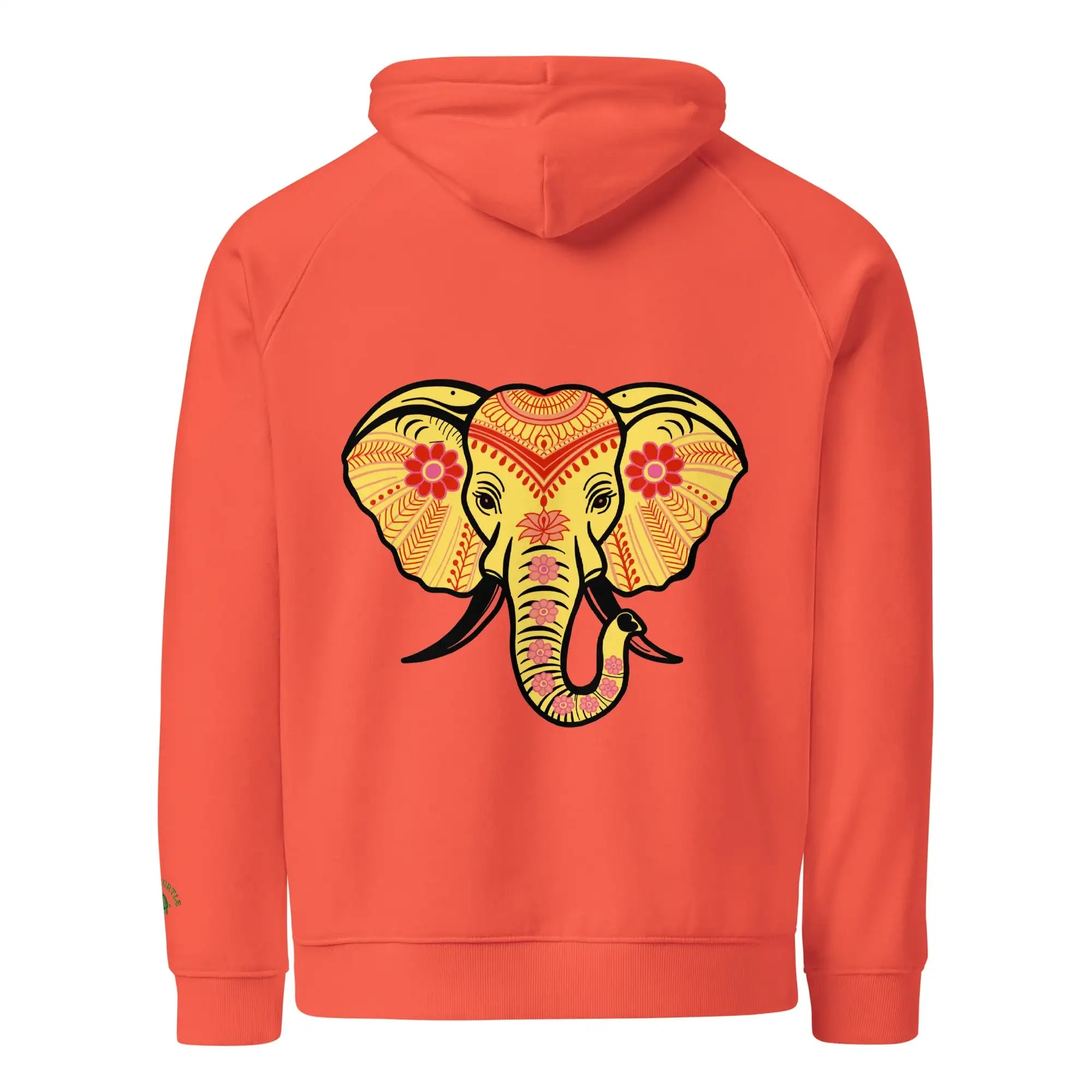 Elephant | Eco-Friendly | Embroidered Hoodie | TeeandTurtle | Sustainable