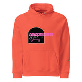 Consciousness Is The Key | Eco-Friendly | Raglan Hoodie | TeeandTurtle | Sustainable