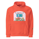 Reason To Smile | Eco-Friendly | Raglan Hoodie | TeeandTurtle | Sustainable