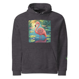 Flamingo Frame | Eco-Friendly | Raglan Hoodie | TeeandTurtle | Sustainable