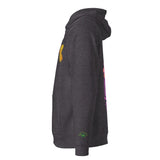 Pink Feather | Eco-Friendly | Embroidered Hoodie | TeeandTurtle | Sustainable