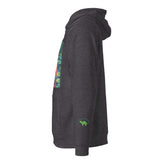 Flamingo Frame | Eco-Friendly | Raglan Hoodie | TeeandTurtle | Sustainable