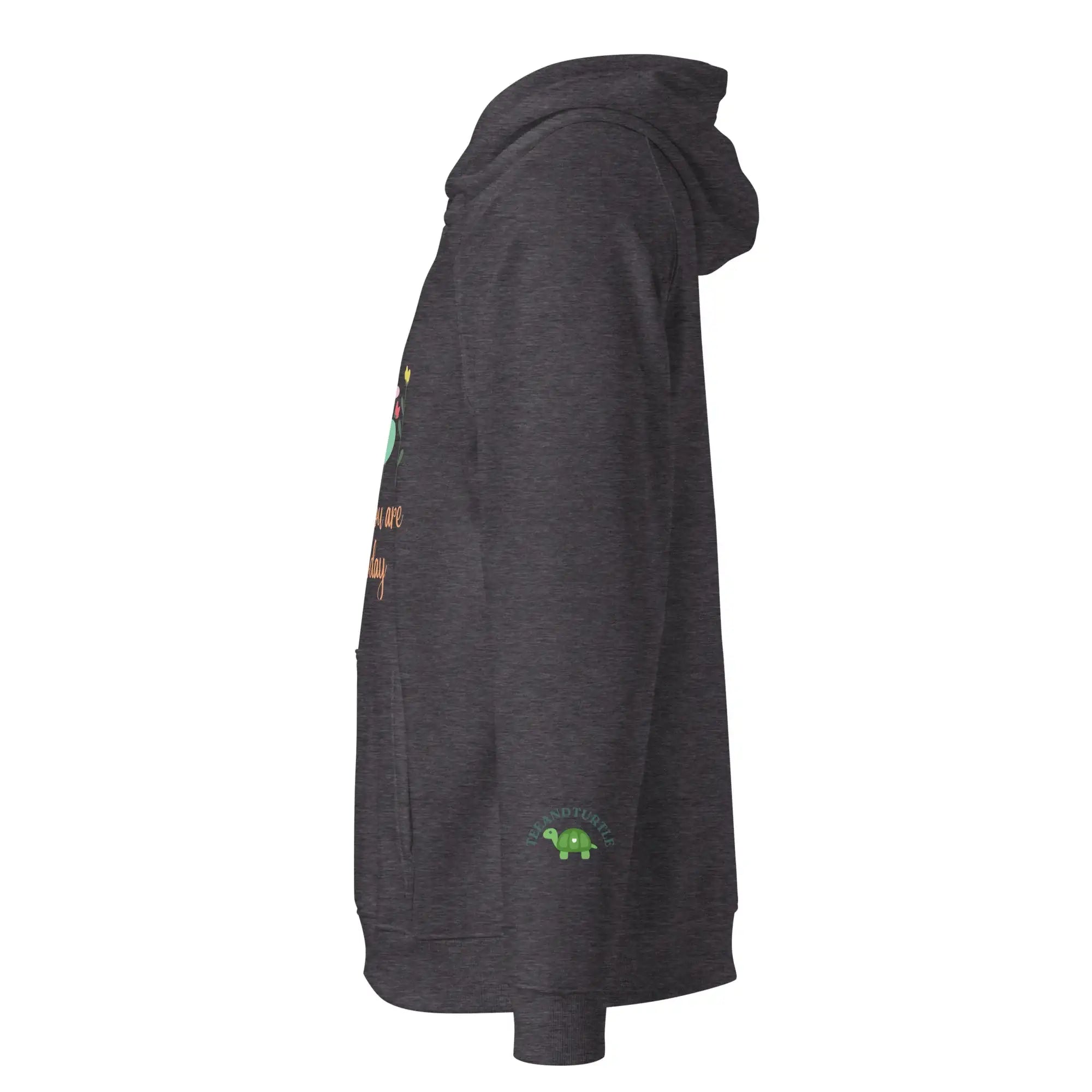 Breathing Today | Eco-Friendly | Raglan Hoodie | TeeandTurtle | Sustainable