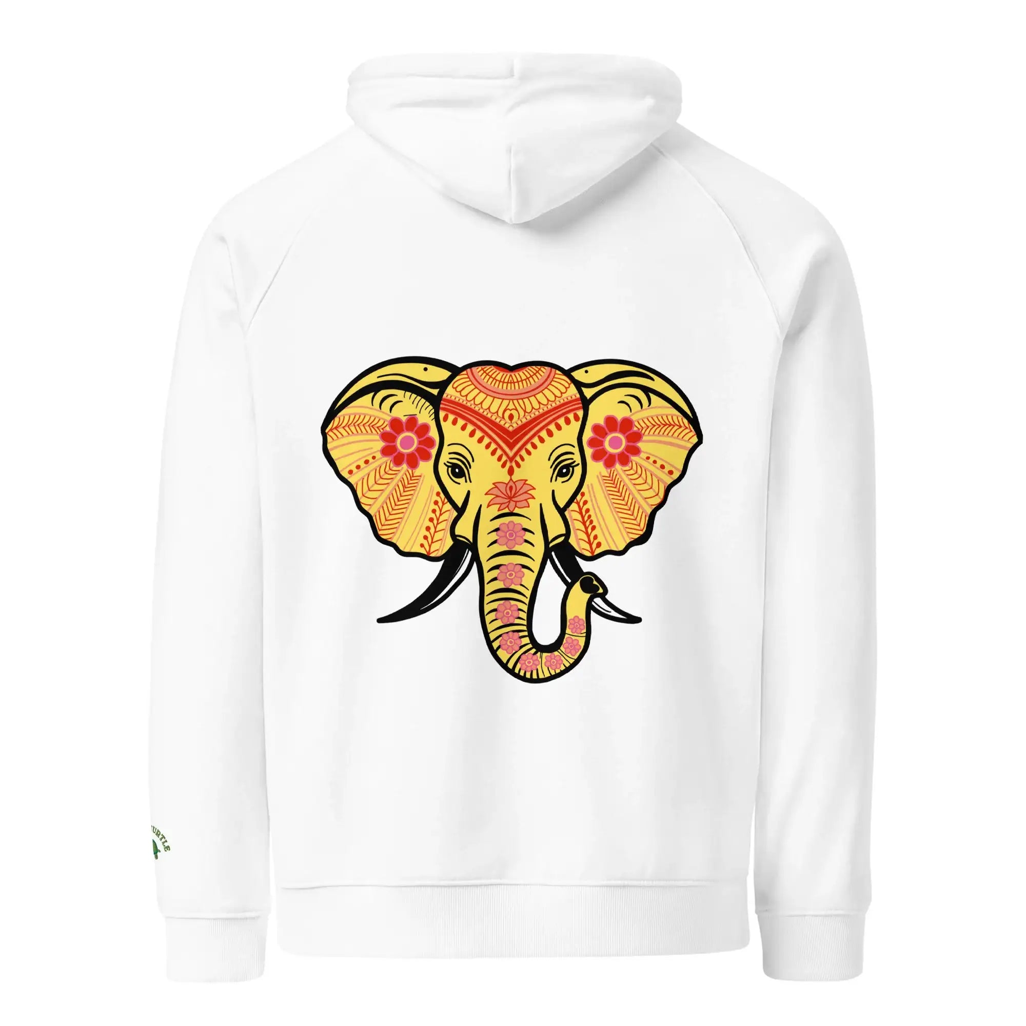 Elephant | Eco-Friendly | Embroidered Hoodie | TeeandTurtle | Sustainable