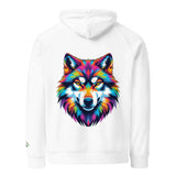 Flare Wolf | Eco-Friendly | Embroidered Hoodie | TeeandTurtle | Sustainable