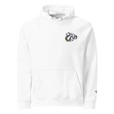 Snake Purple | Eco-Friendly | Embroidered Hoodie | TeeandTurtle | Sustainable