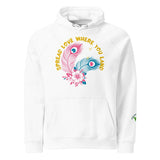 Spread Love | Eco-Friendly | Raglan Hoodie | TeeandTurtle | Sustainable