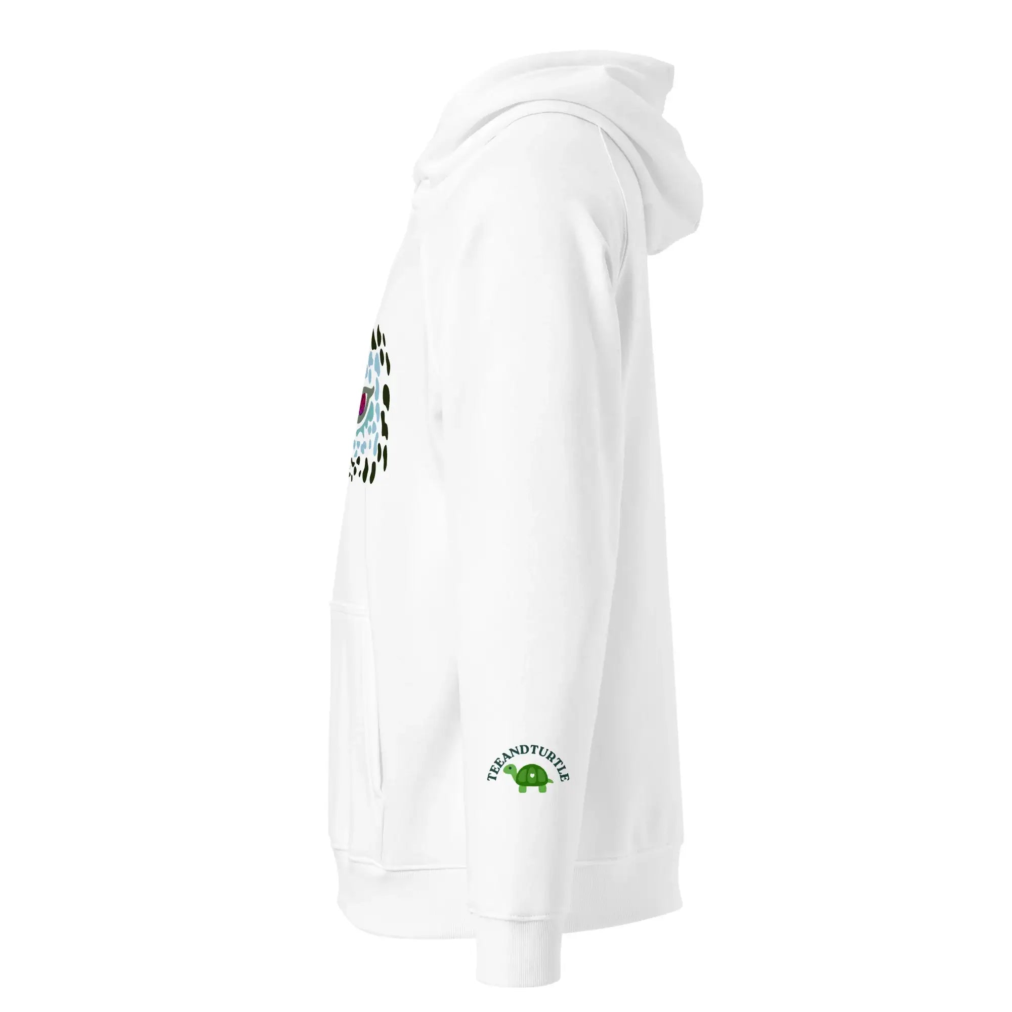 Tiger Planet Eye | Eco-Friendly | Raglan Hoodie | TeeandTurtle | Sustainable
