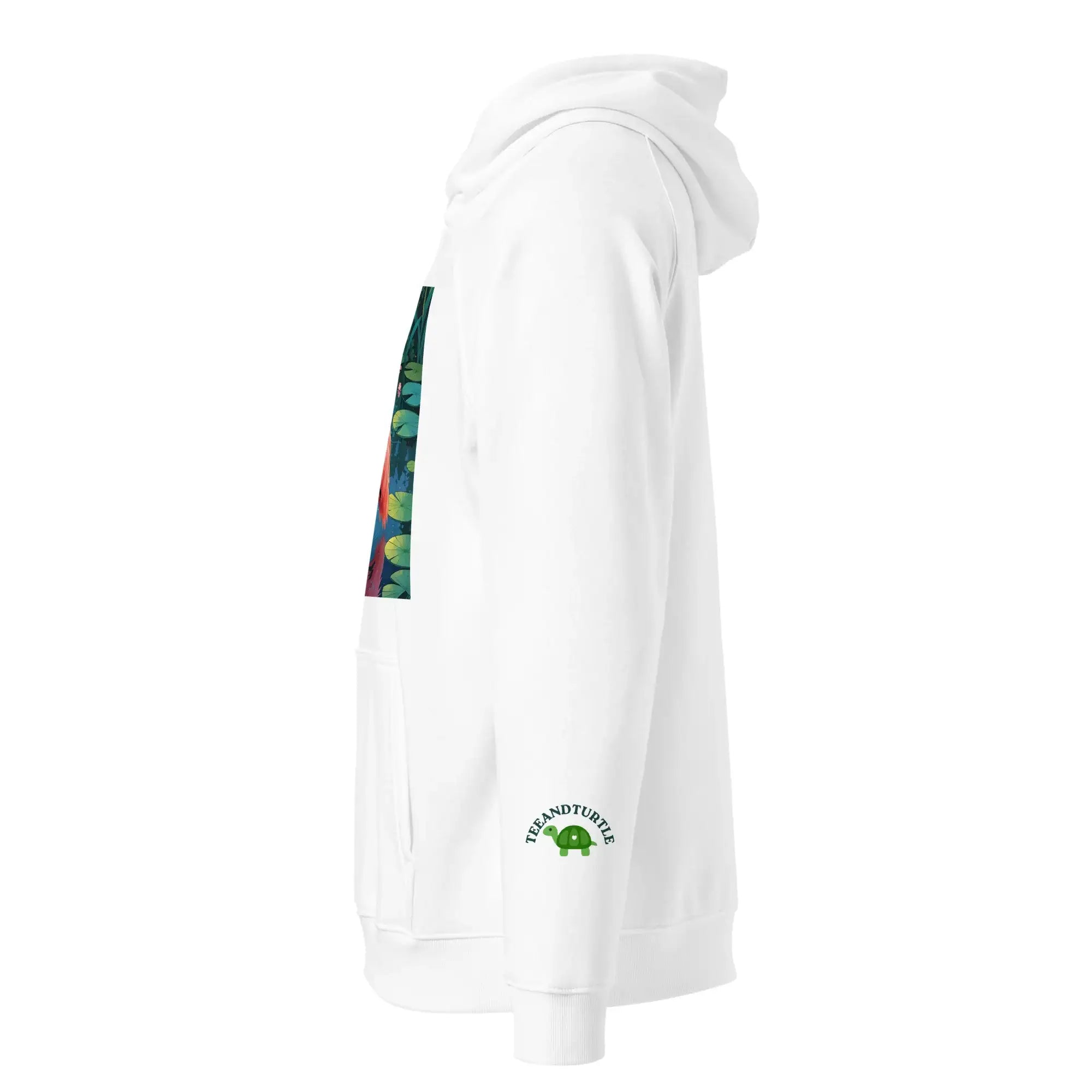 Flamingo Frame | Eco-Friendly | Raglan Hoodie | TeeandTurtle | Sustainable