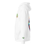 Flare Wolf | Eco-Friendly | Embroidered Hoodie | TeeandTurtle | Sustainable