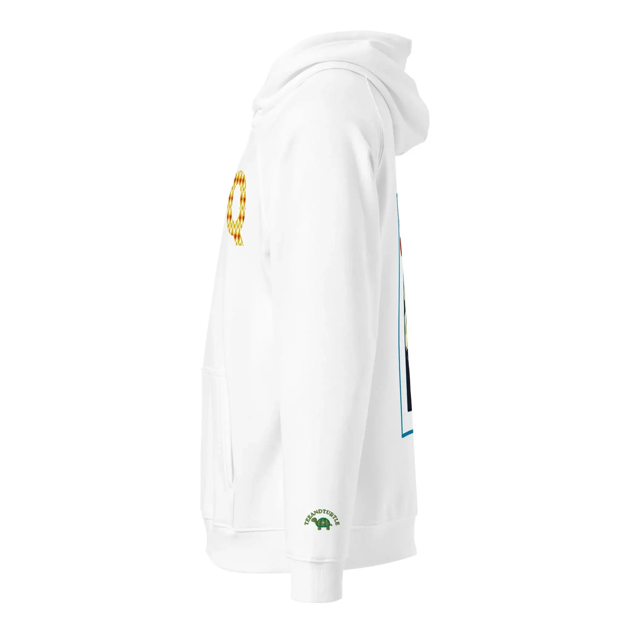 Q | Eco-Friendly | Embroidered Hoodie | TeeandTurtle | Sustainable