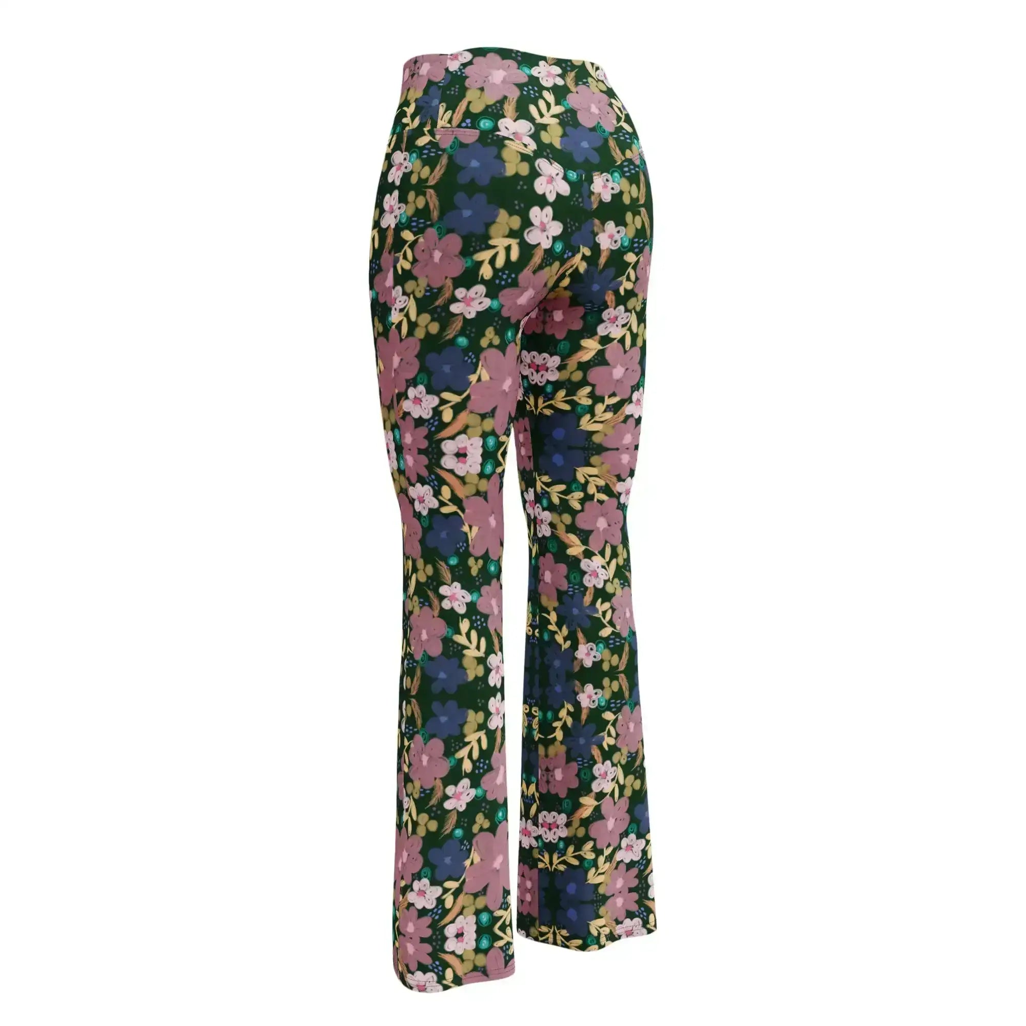 Green Goddess | Eco-Friendly | Flare Leggings | TeeandTurtle | Sustainable