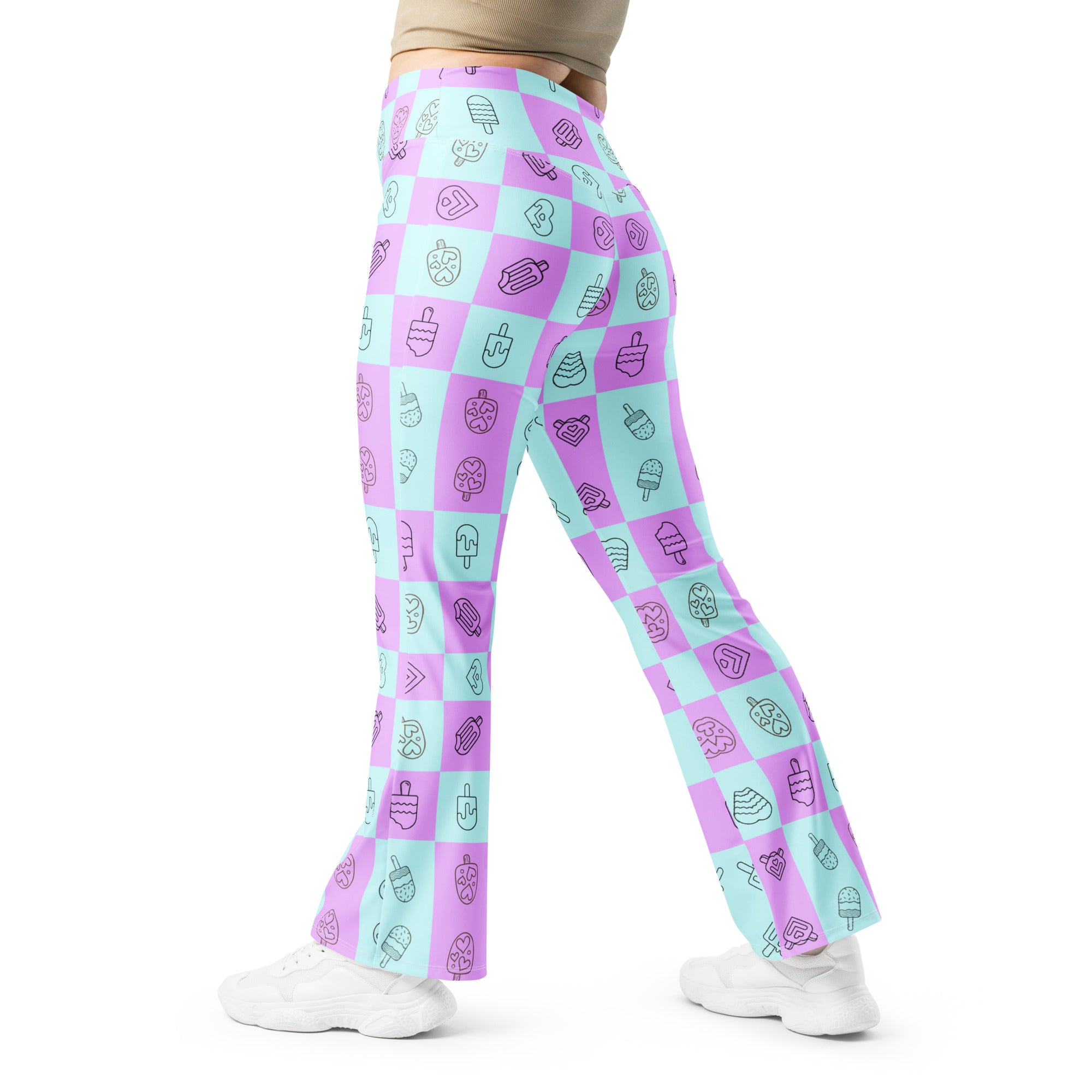 Popsicle | Eco-Friendly | Flare Leggings | TeeandTurtle | Sustainable