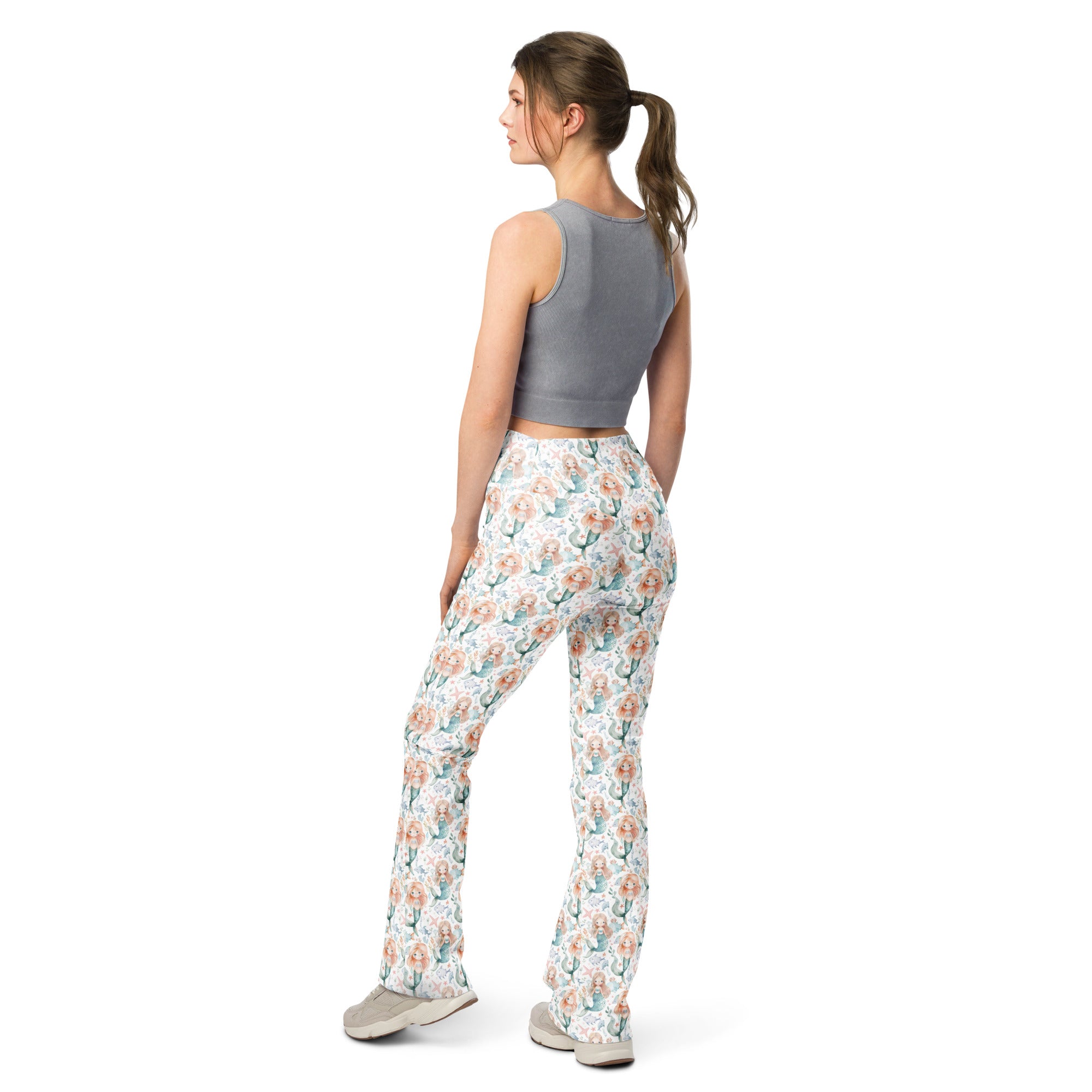 Mermaid | Eco-Friendly | Flare Leggings | TeeandTurtle | Sustainable
