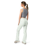 Snake Light Green | Eco-Friendly | Flare Leggings | TeeandTurtle | Sustainable