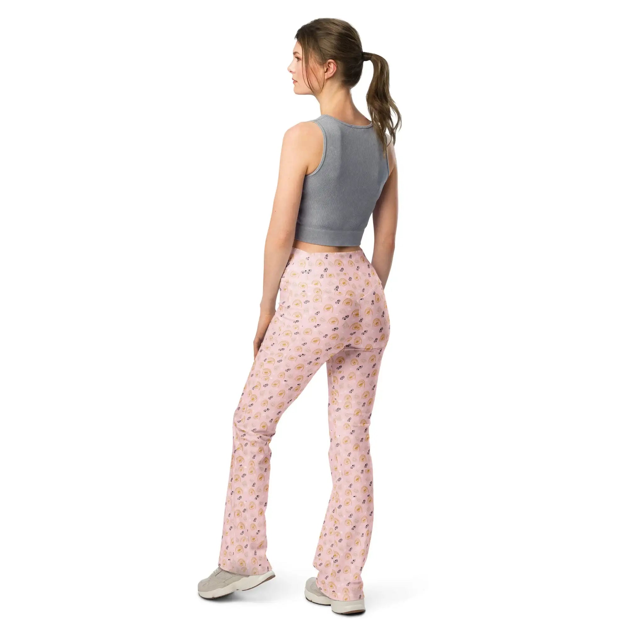 Abstract | Eco-Friendly | Flare Leggings | TeeandTurtle | Sustainable