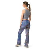 Dizzy Block | Eco-Friendly | Flare Leggings | TeeandTurtle | Sustainable
