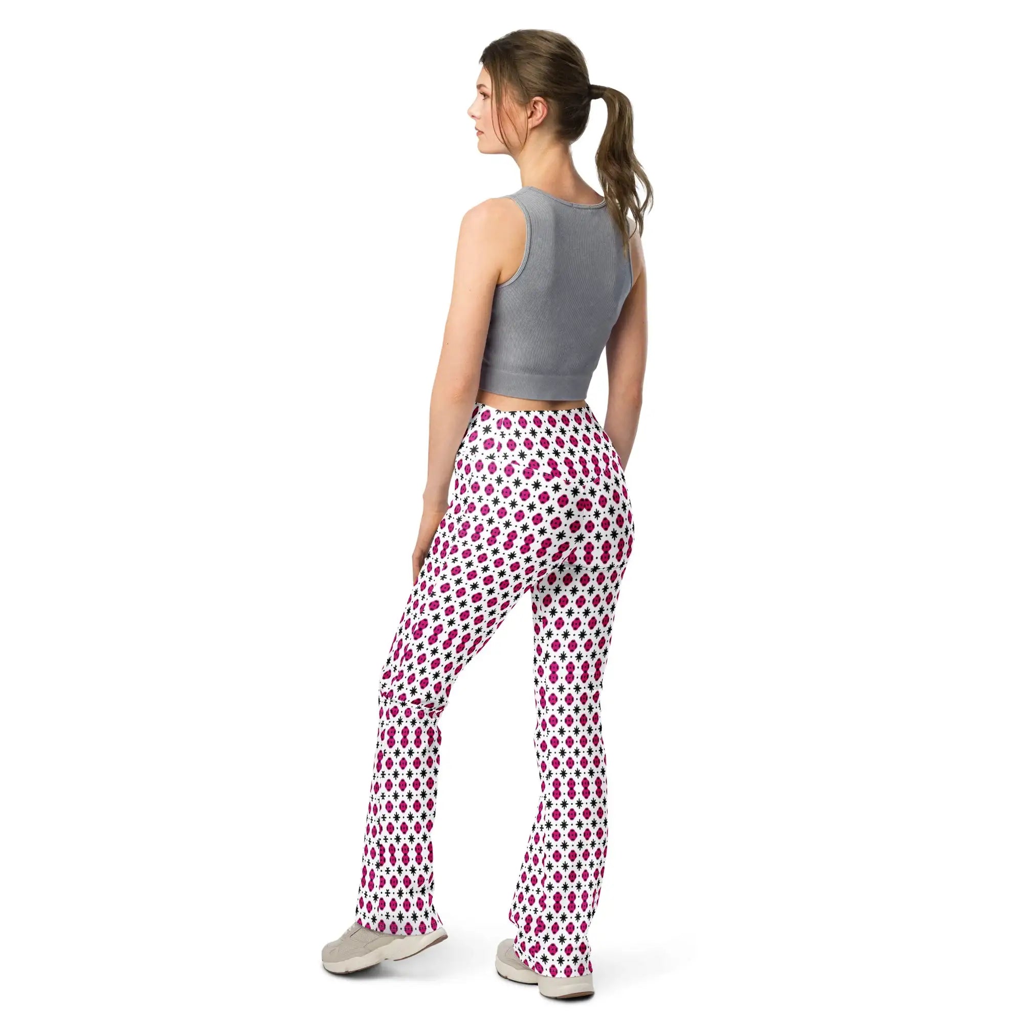 Strawberry | Eco-Friendly | Flare Leggings | TeeandTurtle | Sustainable