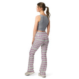 Green Diamonds | Eco-Friendly | Flare Leggings | TeeandTurtle | Sustainable