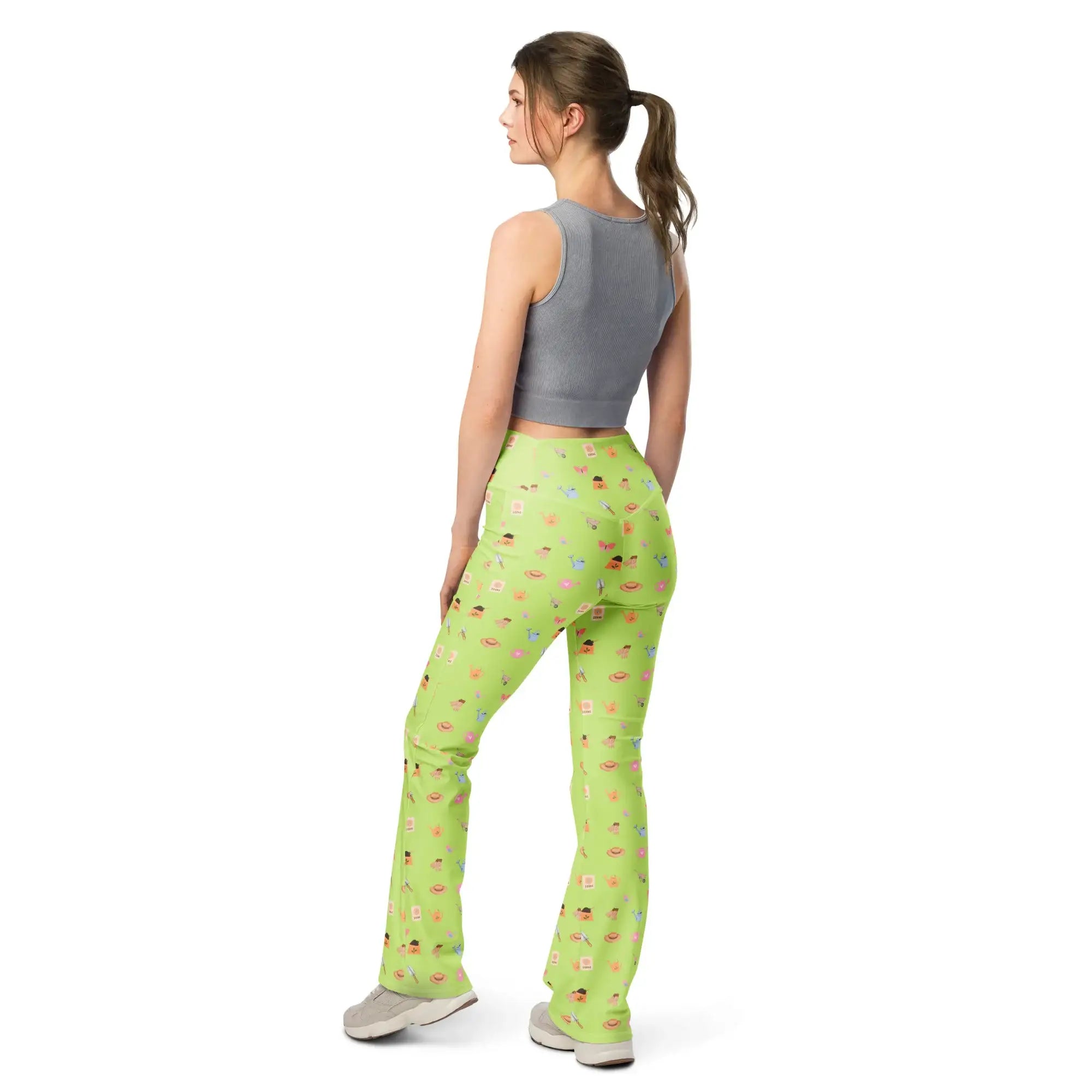 Green Garden Tools | Eco-Friendly | Flare Leggings | TeeandTurtle | Sustainable