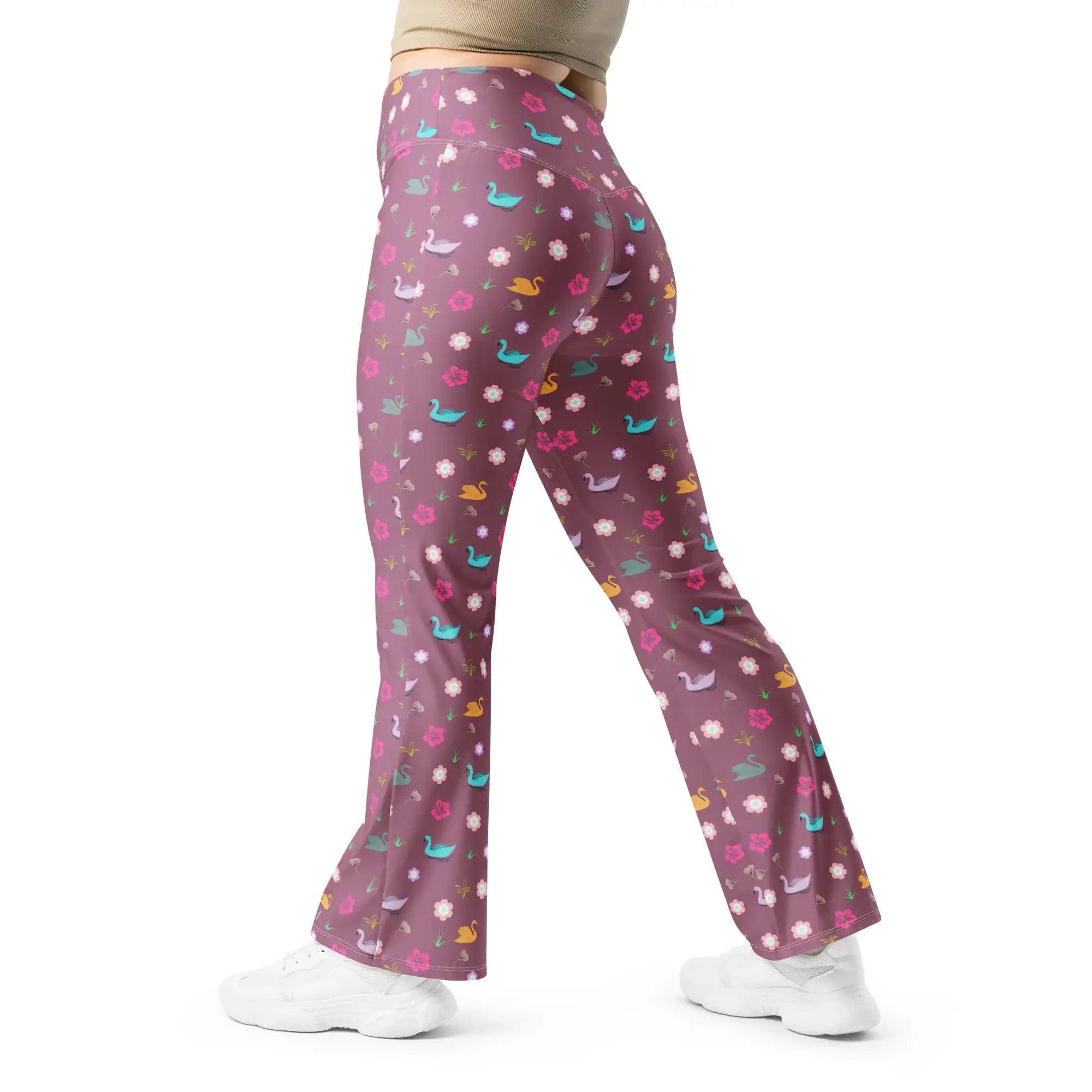 Lake Fantasy | Eco-Friendly | Flare Leggings | TeeandTurtle | Sustainable