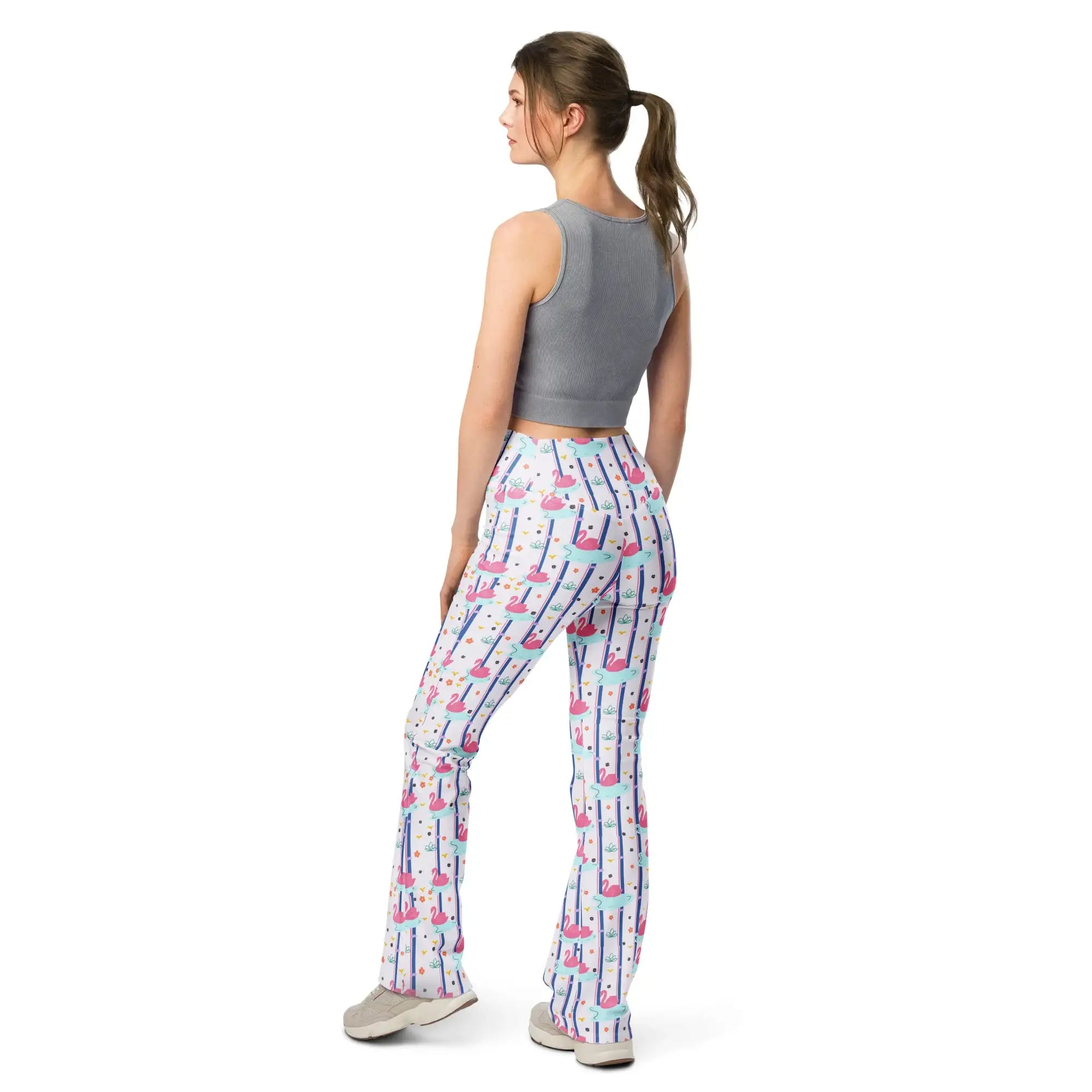 Swan Souffle | Eco-Friendly | Flare Leggings | TeeandTurtle | Sustainable