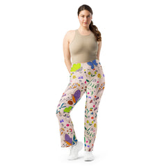 Butterflies | Eco-Friendly | Flare Leggings | TeeandTurtle | Sustainable