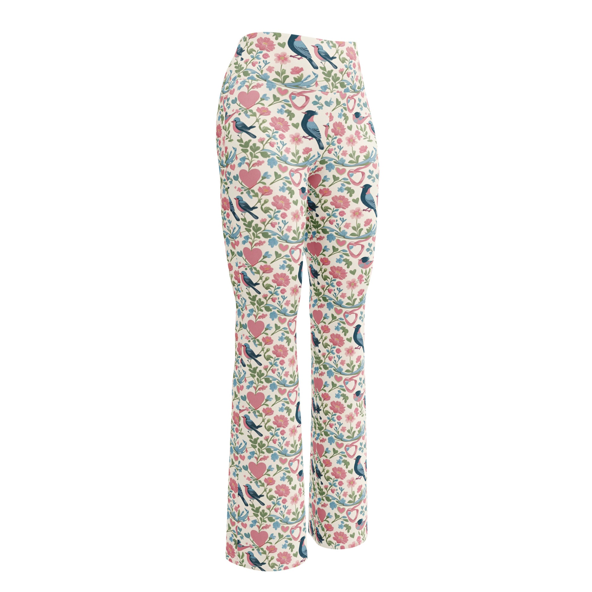 Birds Garden | Eco-Friendly | Flare Leggings | TeeandTurtle | Sustainable