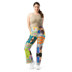Bright Love | Eco-Friendly | Flare Leggings | TeeandTurtle | Sustainable