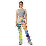 Bright Love | Eco-Friendly | Flare Leggings | TeeandTurtle | Sustainable