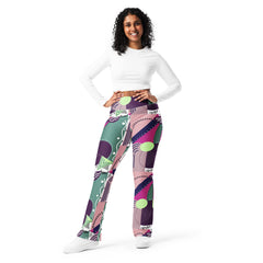 Geometrical | Eco-Friendly | Flare Leggings | TeeandTurtle | Sustainable