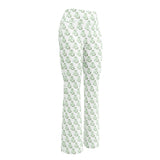 Snake Light Green | Eco-Friendly | Flare Leggings | TeeandTurtle | Sustainable