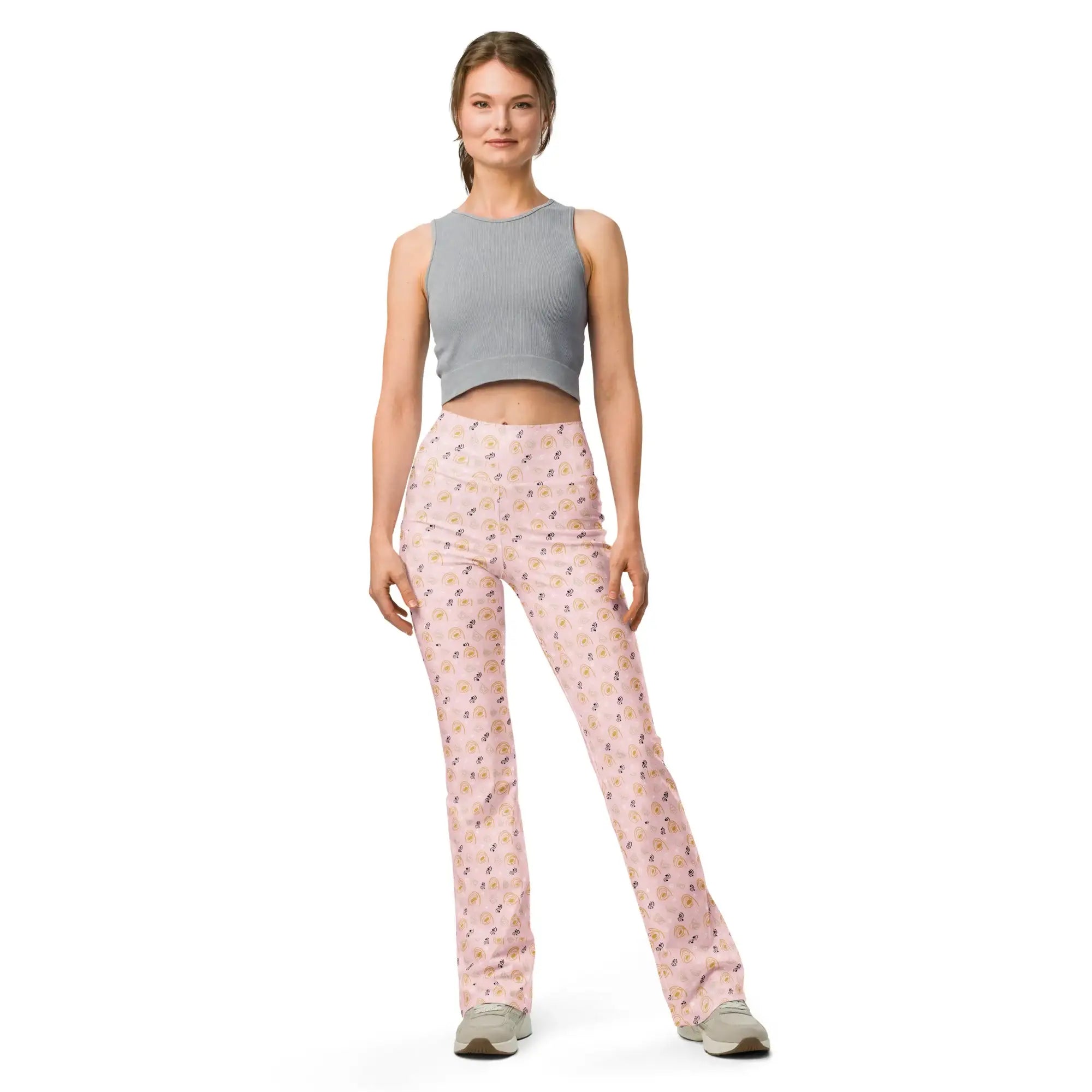 Abstract | Eco-Friendly | Flare Leggings | TeeandTurtle | Sustainable