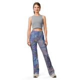 Dizzy Block | Eco-Friendly | Flare Leggings | TeeandTurtle | Sustainable