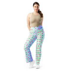 Lotus Gradiant | Eco-Friendly | Flare Leggings | TeeandTurtle | Sustainable