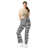 Black Aztek | Eco-Friendly | Flare Leggings | TeeandTurtle | Sustainable