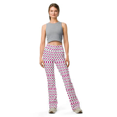 Strawberry | Eco-Friendly | Flare Leggings | TeeandTurtle | Sustainable