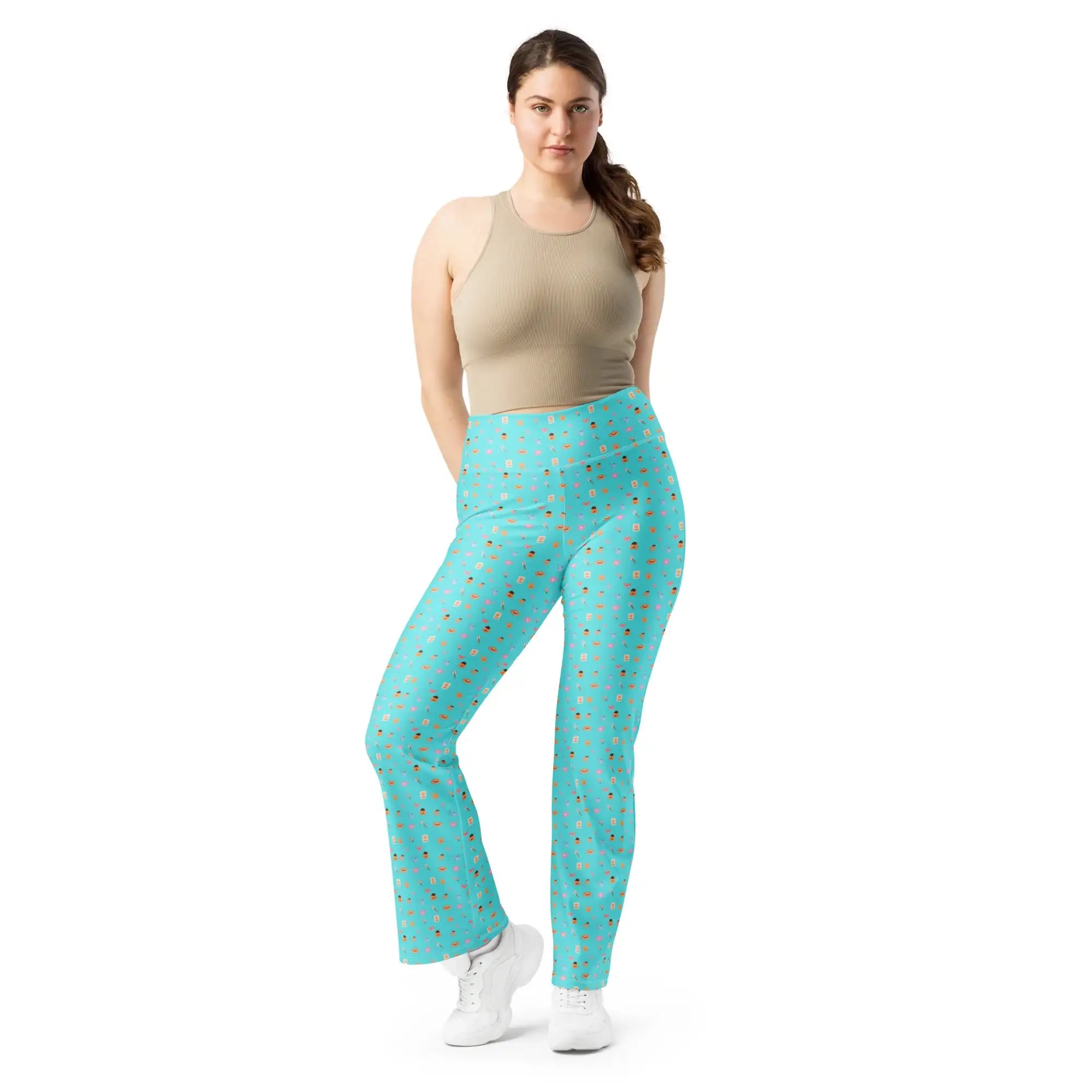Blue Garden Tools | Eco-Friendly | Flare Leggings | TeeandTurtle | Sustainable