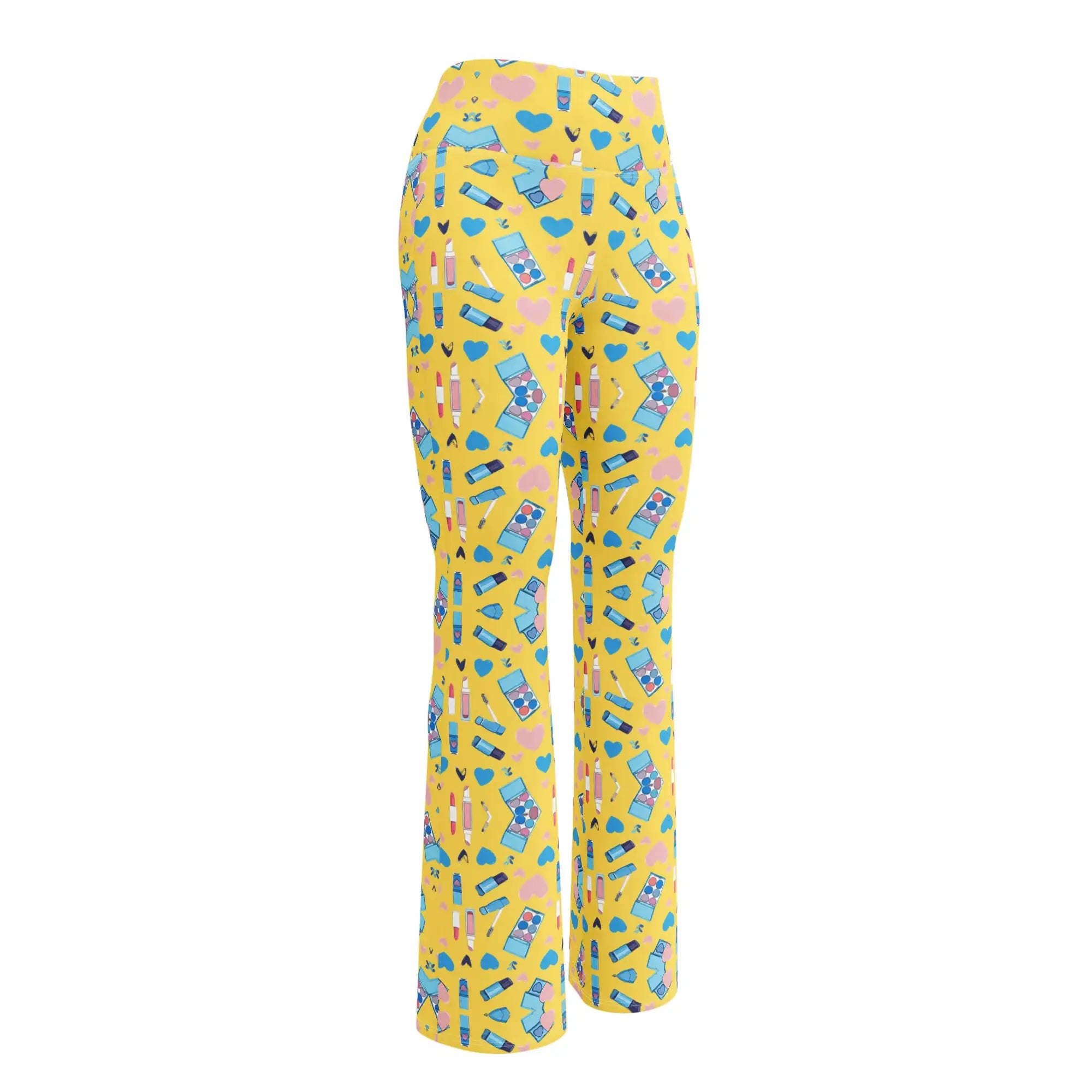 Glamour In Yellow | Eco-Friendly | Flare Leggings | TeeandTurtle | Sustainable