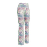 Pastel Strokes | Eco-Friendly | Flare Leggings | TeeandTurtle | Sustainable